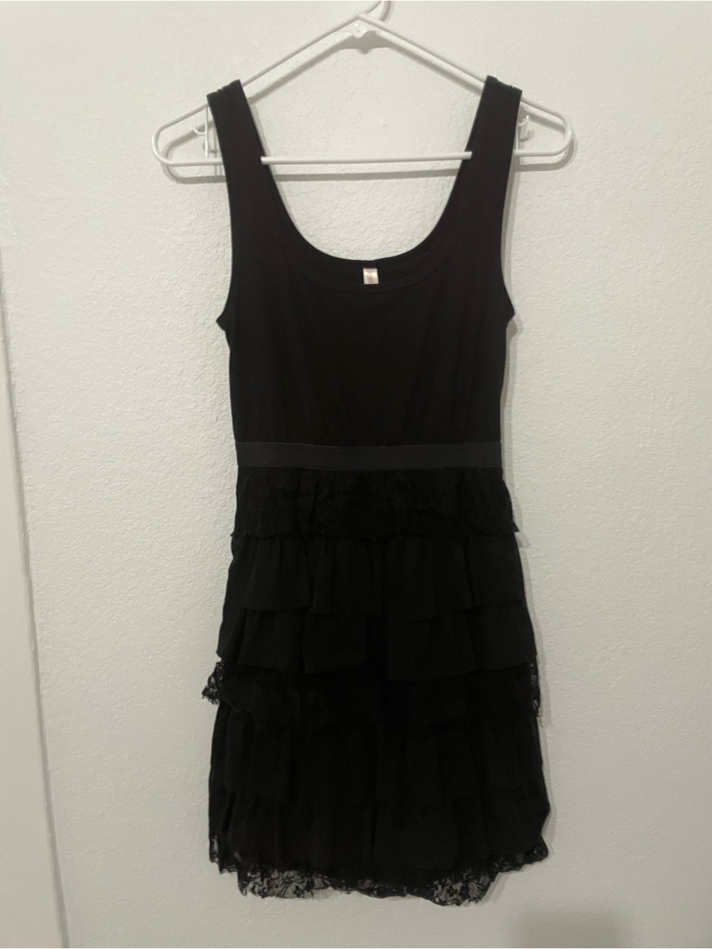 Xhilaration Black Scoop Neck Tank dress, size S